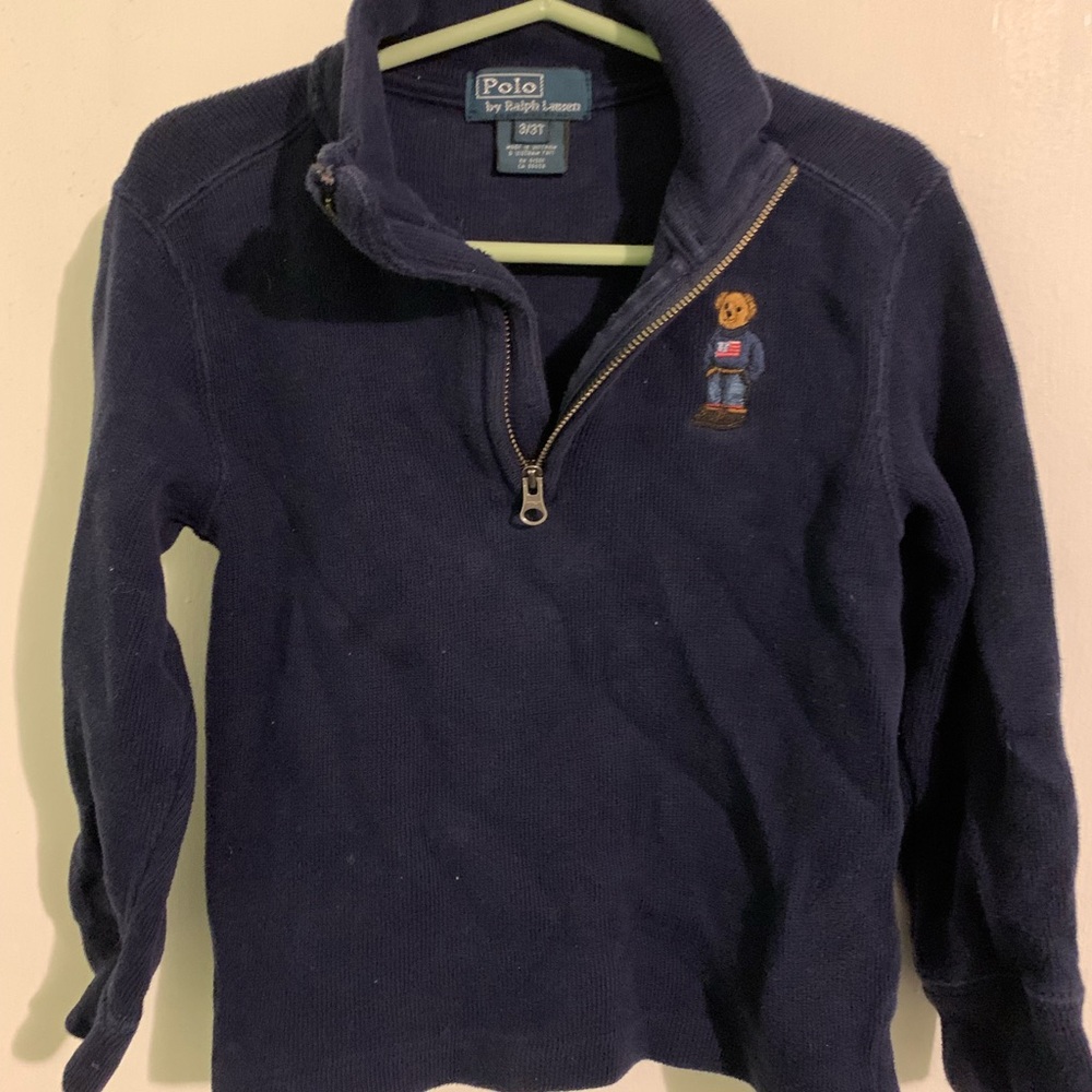 Polo by Ralph Lauren pull over with embroidered bear